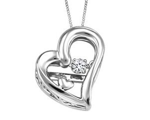 14KT WG/0.067CT/HI CDN+WG CHAIN