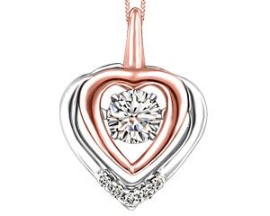 14KT W&PKG/0.185CT/PENDANT+CHAIN